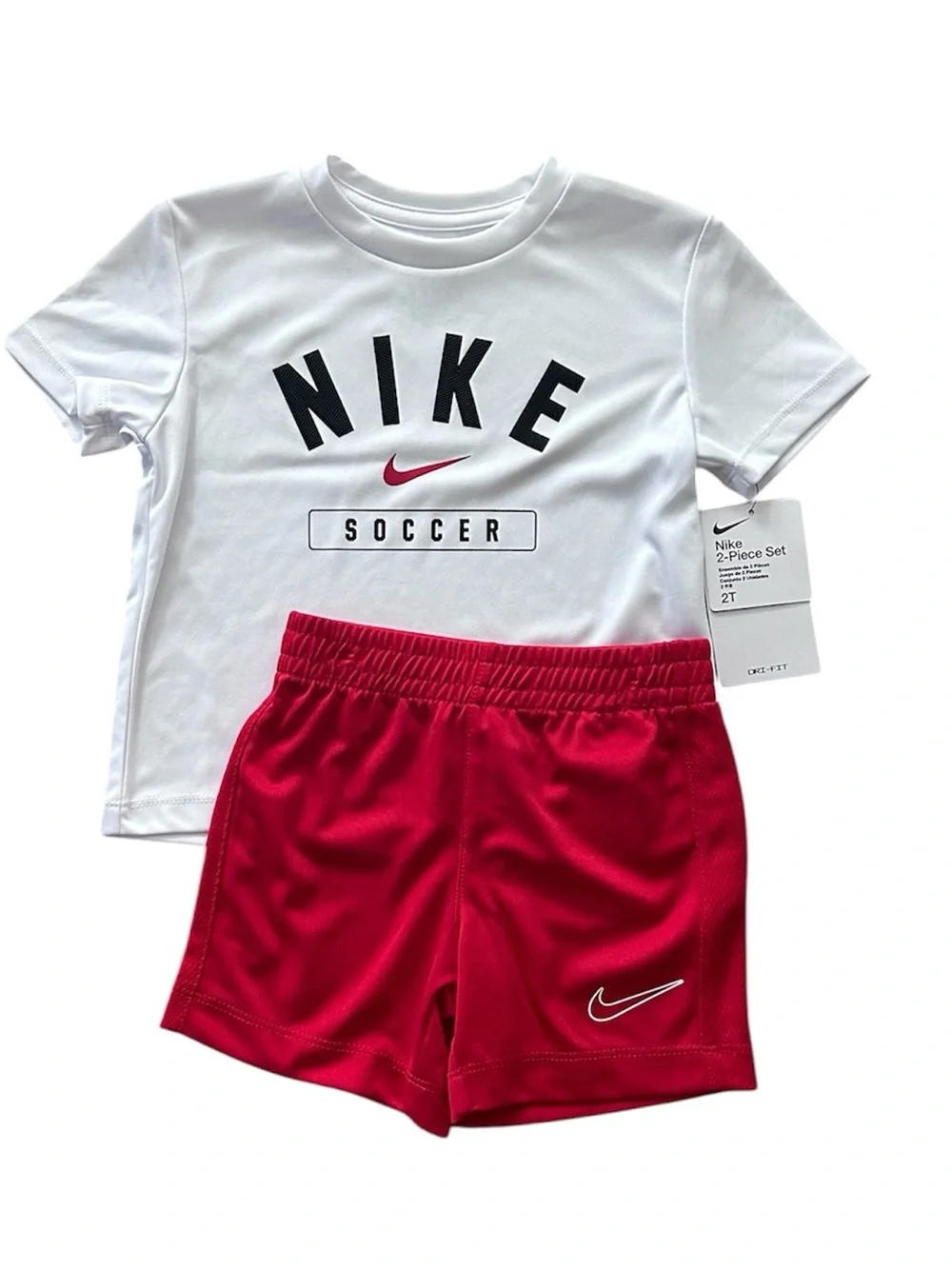 Nike 2-Piece Outfit Sets NWT Shorts & Tees Boys 24 Months & 2T Bundle Of 3